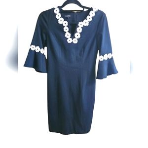 Nwot Talbots flounce sleeve shift dress